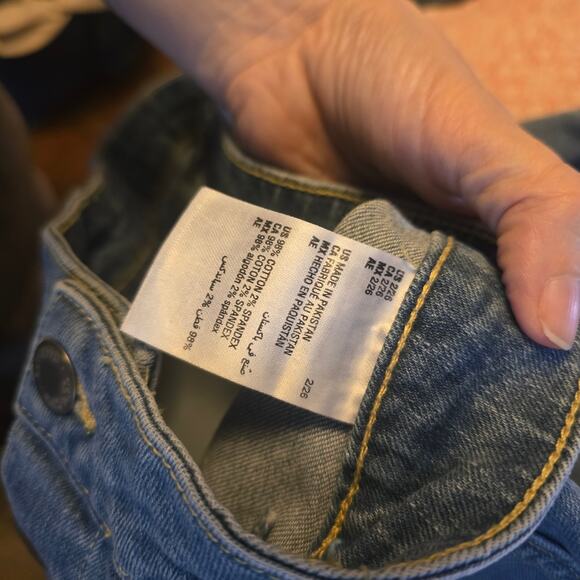 On 34th denim button fron midi skirt size 2 - Picture 5 of 6